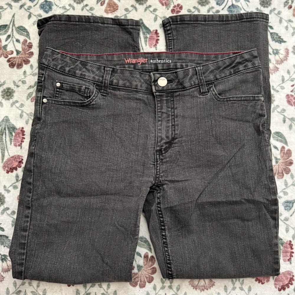 Wrangler authentics mid rise bootcut jeans